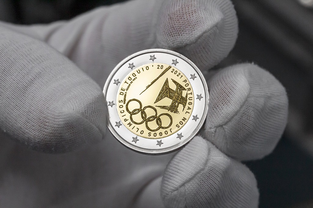 Moeda Comemorativa «Participação de Portugal nos Jogos Olímpicos de Tóquio 2020»